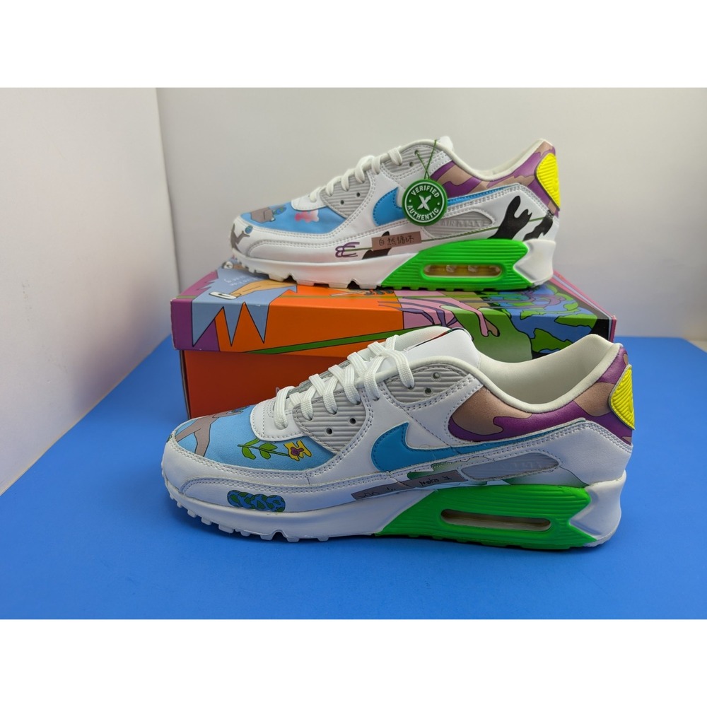 Nike Air Max 90 Flyleather Ruohan Wang Size 13 Brand New CZ3992-900